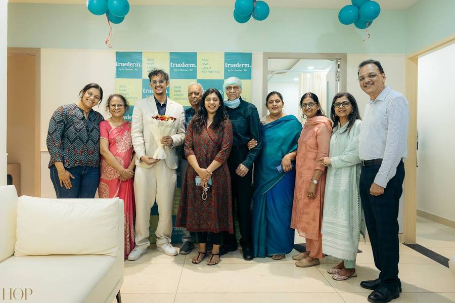 Guests with founder
